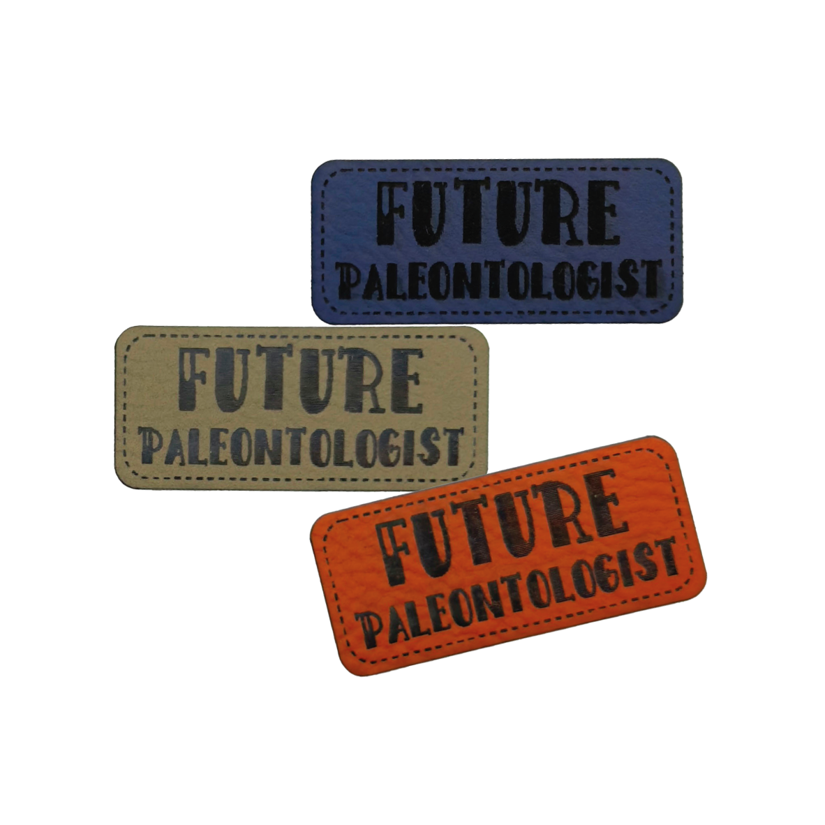 Kunstlederlabel "Future Paleontologist"