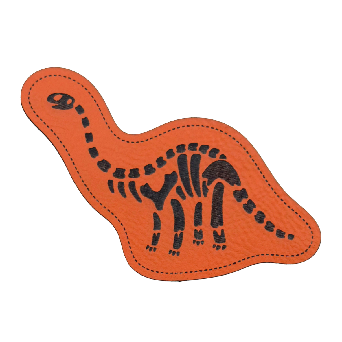 Kunstlederlabel "Dino-Skelett Brachiosaurus"