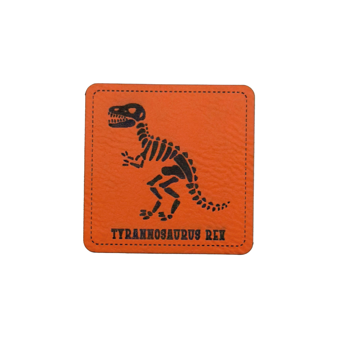 Kunstlederlabel "Dino-Skelett Tyrannosaurus Rex 2"