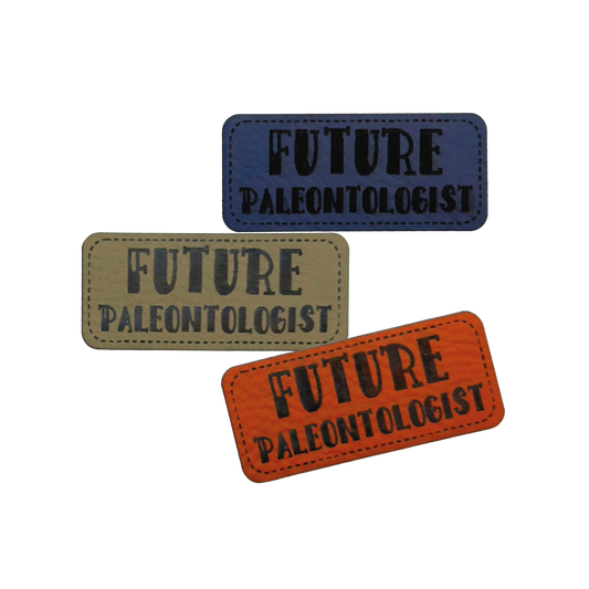 Kunstlederlabel "Future Paleontologist"